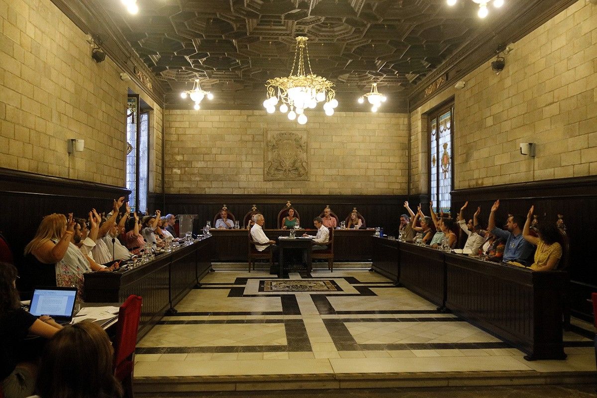 Ple de l'Ajuntament de Girona, aquest dijous