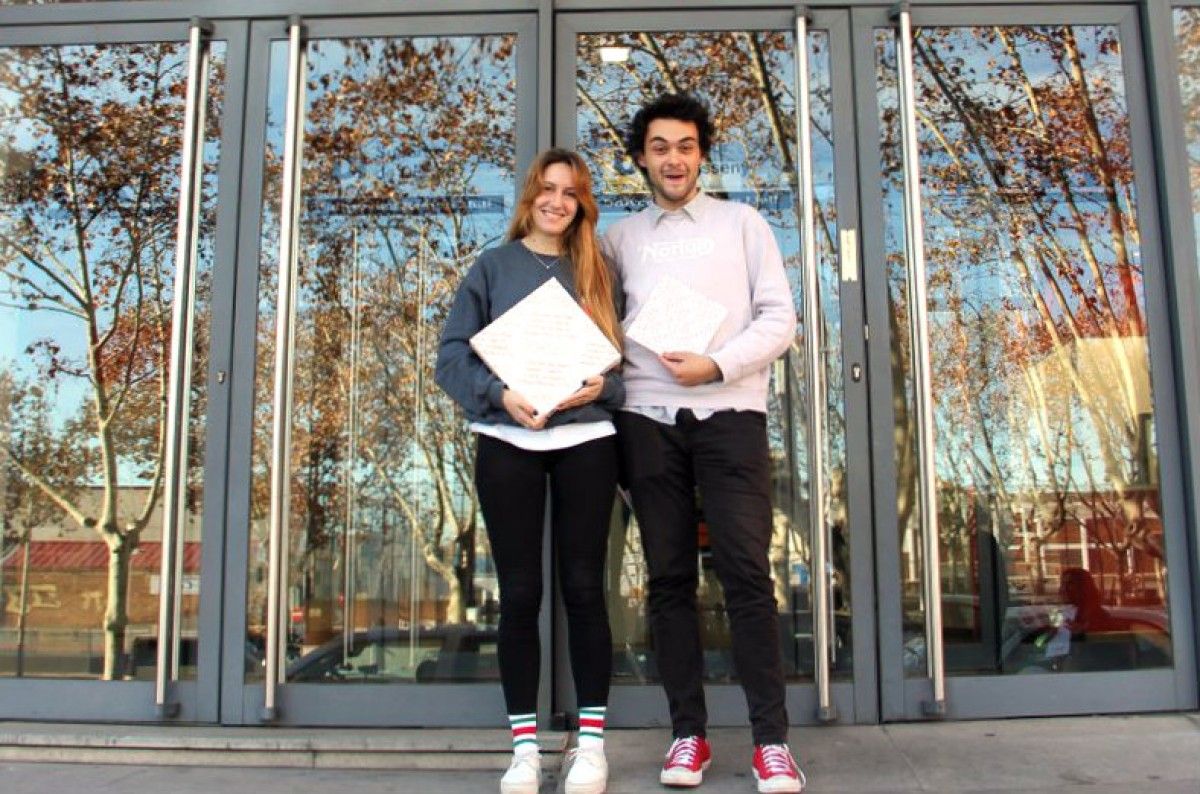 Els dos estudiants de l'ESDi, premiats a la cita de Barcelona