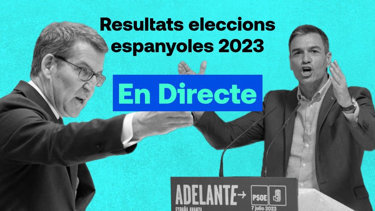 Resultats eleccions generals 2023 a Catalunya i Espanya