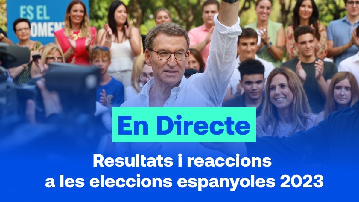 Reaccions als resultats de les eleccions generals 2023 a Catalunya i Espanya