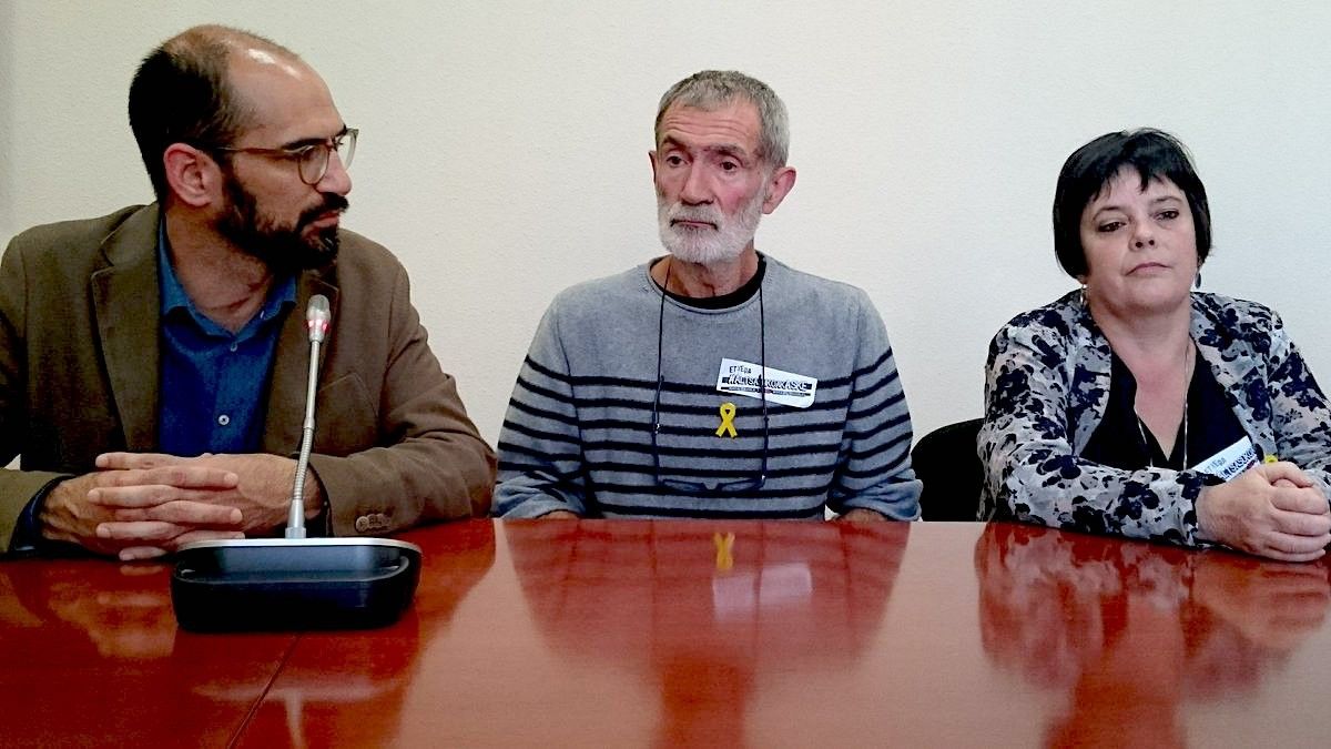 Maties Serracant, amb Edurne Goikoetxea i Antxon Ramírez de Alda
