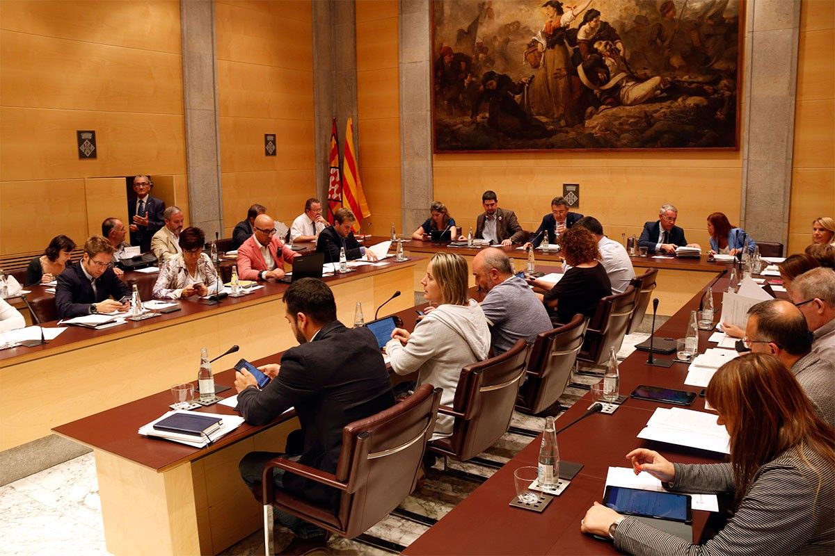 Sessió del ple de la Diputació de Girona, dimarts