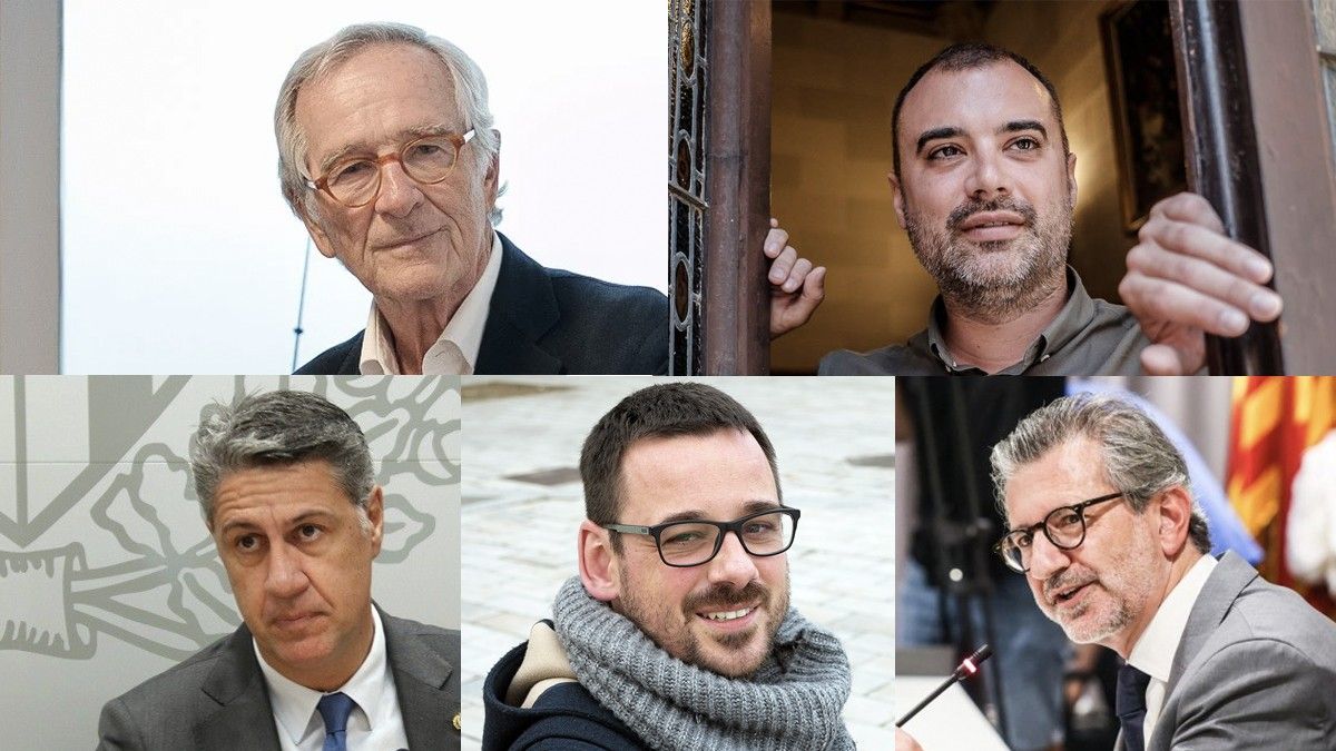 Xavier Trias, Jordi Ballart,Xavier García Albiol, Lluc Salellas i Josep Maria Vallès