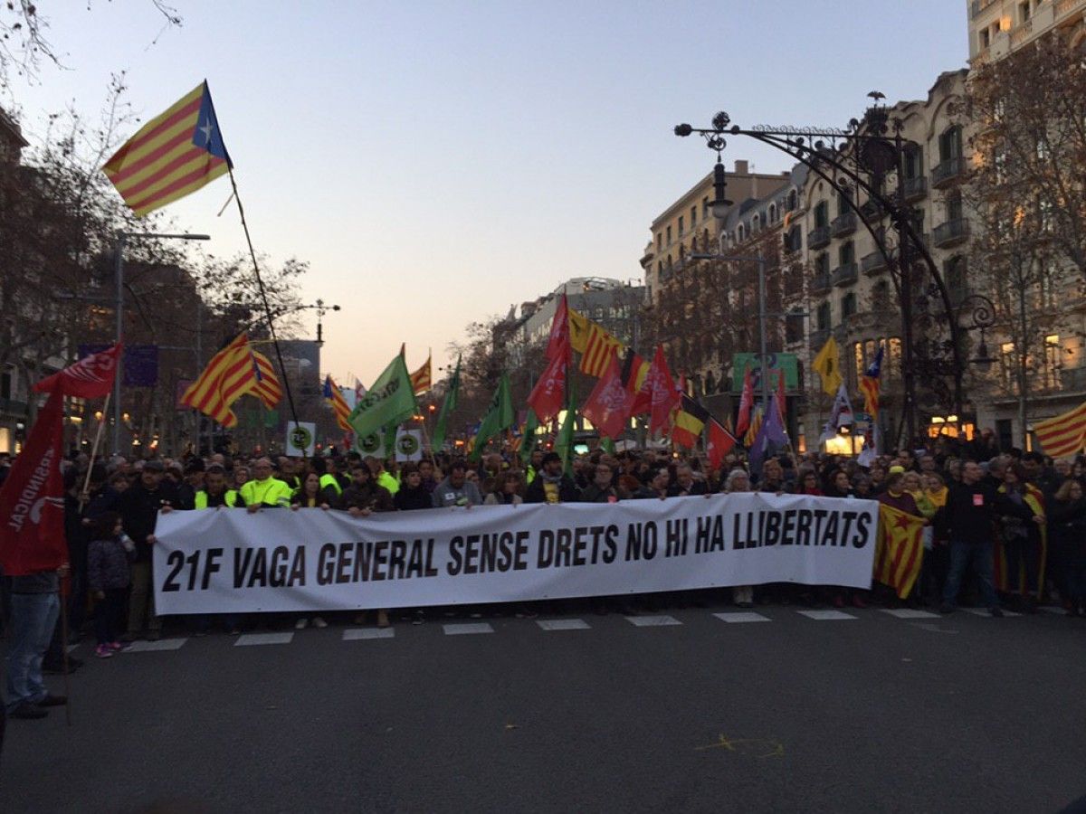 Darrera vaga general a Barcelona