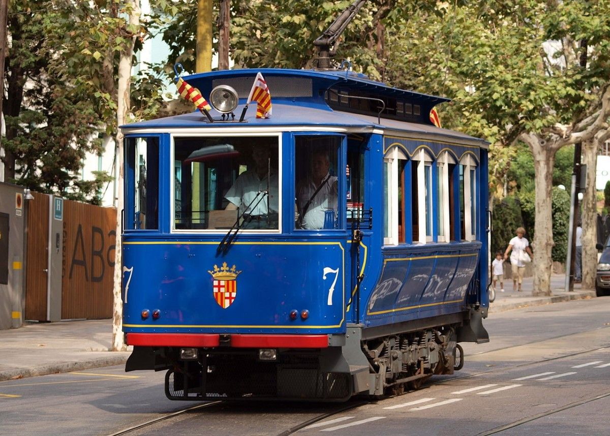 El Tramvia Blau de Barcelona va ser inaugurat el 1901