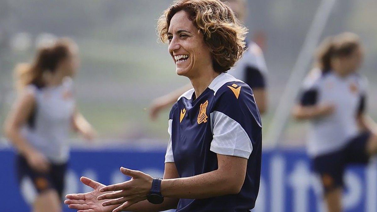Natàlia Arroyo, entrenadora de la Reial Societat i exseleccionadora catalana.