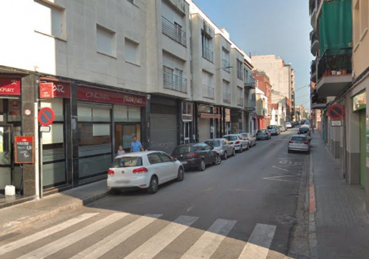 El carrer Lope de Vega, a l'Eixample de Sabadell