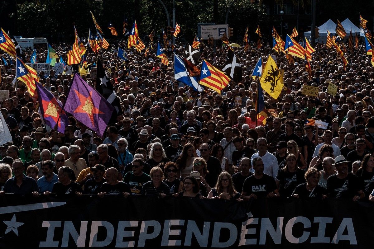 Manifestació independentista de la Diada 2022