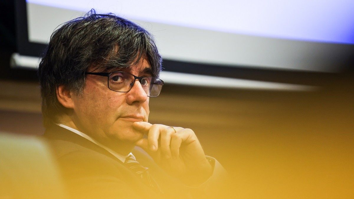 Carles Puigdemont, a Brussel·les.