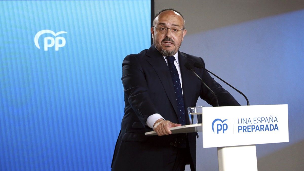 Alejandro Fernández, líder del PP de Catalunya.