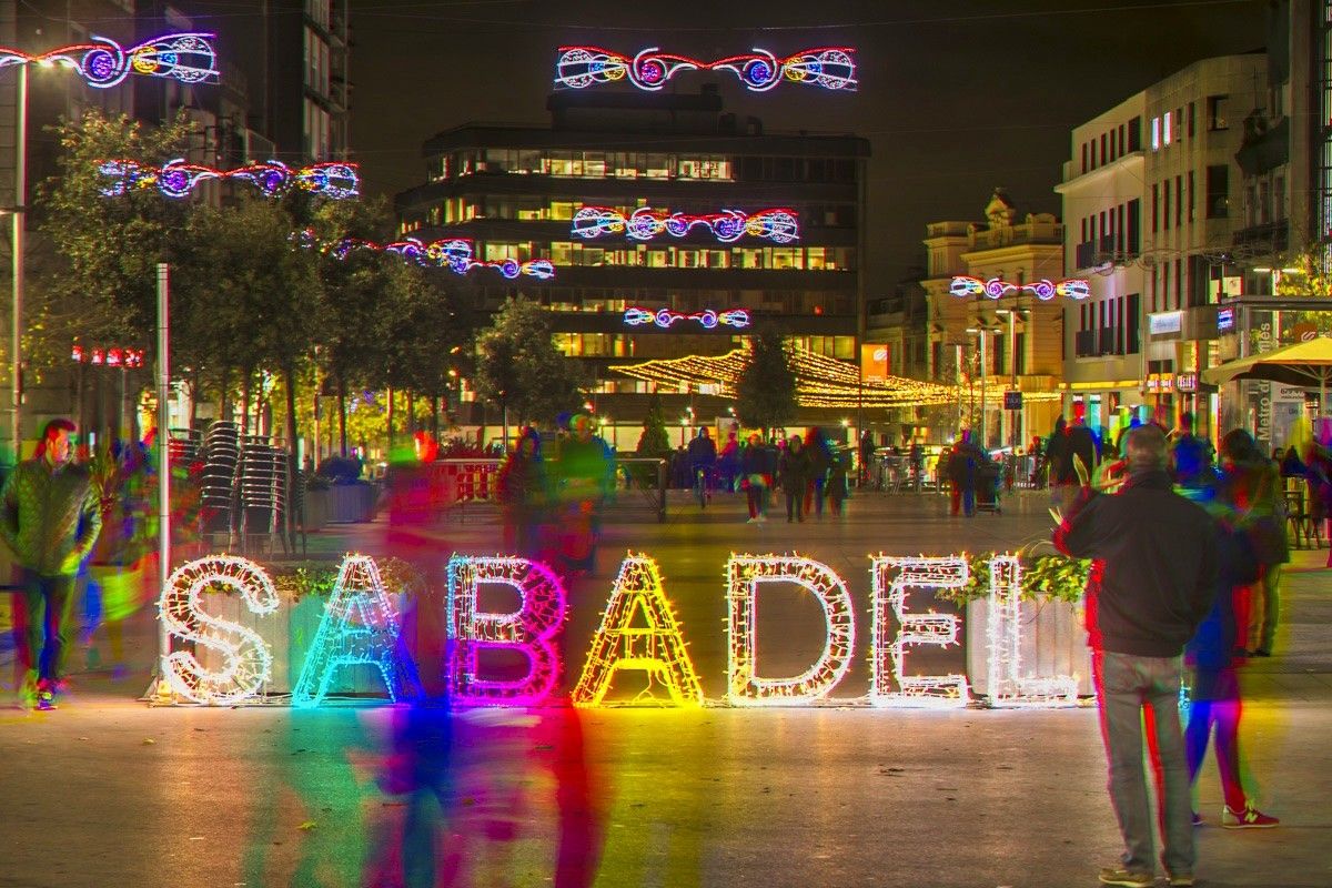 Les lletres de Sabadell que lluiran per la ciutat 