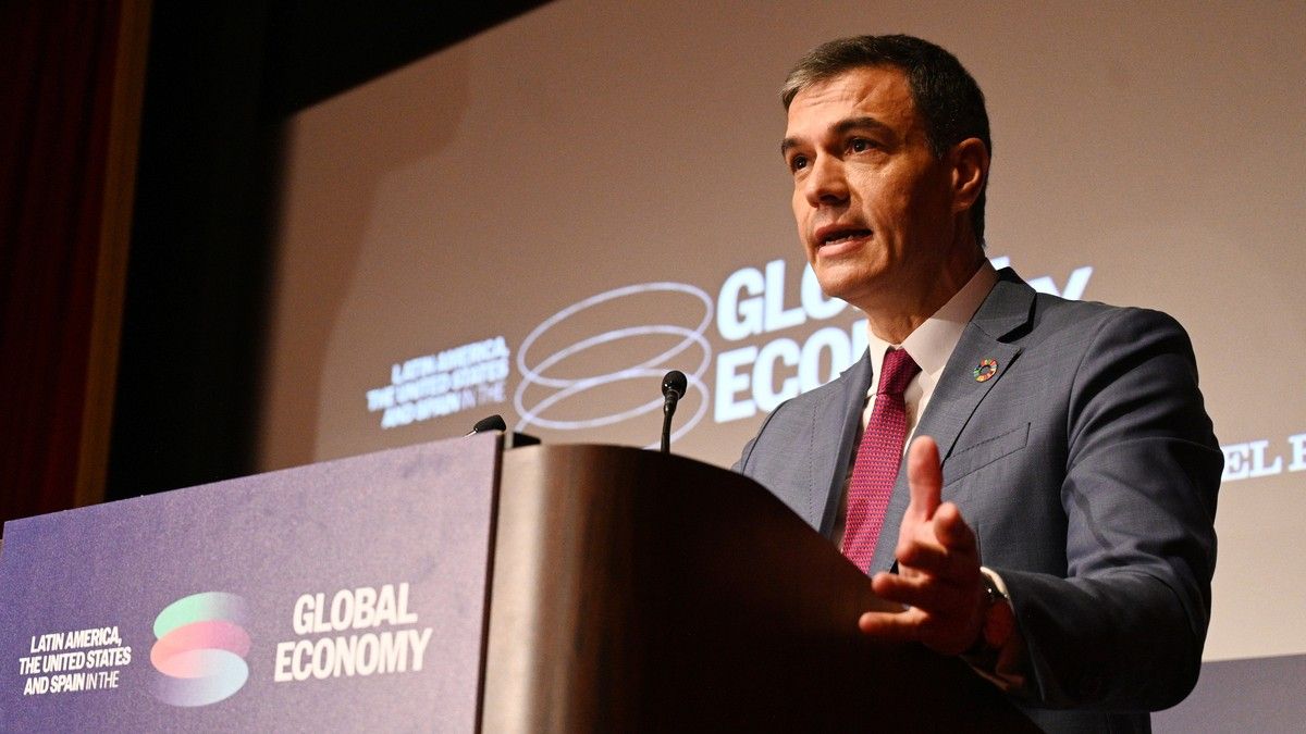 Pedro Sánchez, en el fòrum econòmic a Nova York