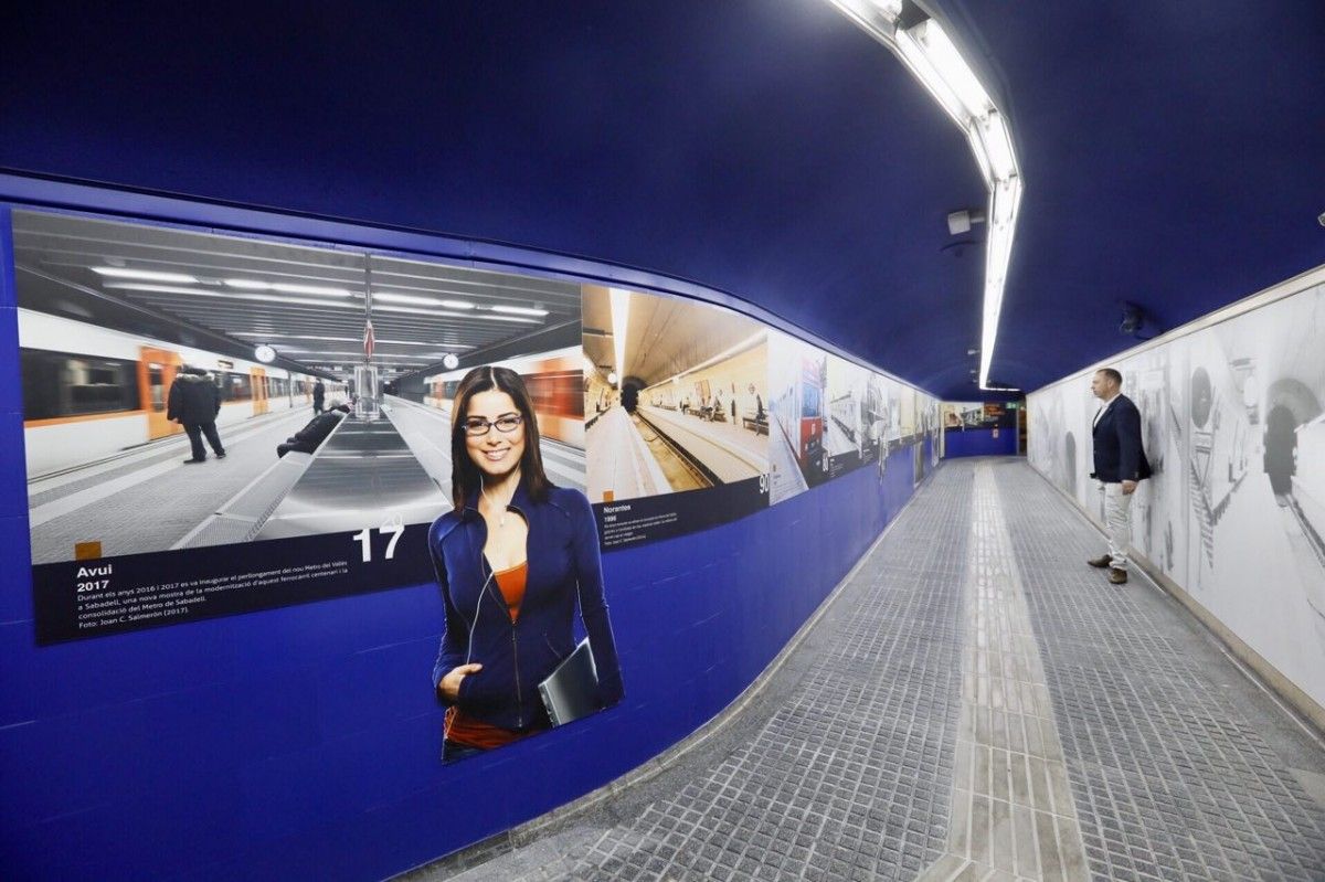 L'exposició sobre el ferrocarril a Sabadell i la comarca