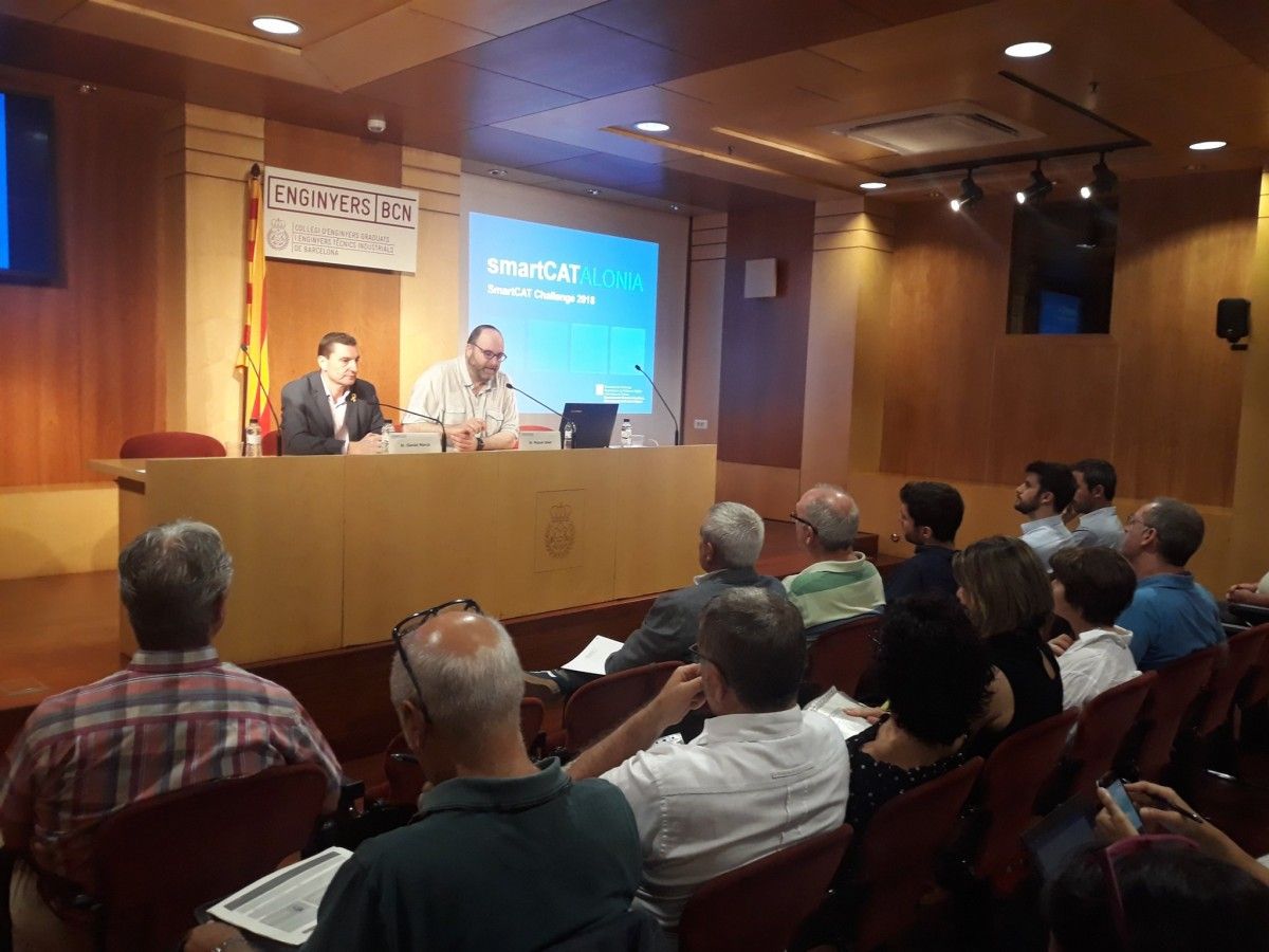 El regidor, Miquel Soler, en la presentació de la iniciativa 