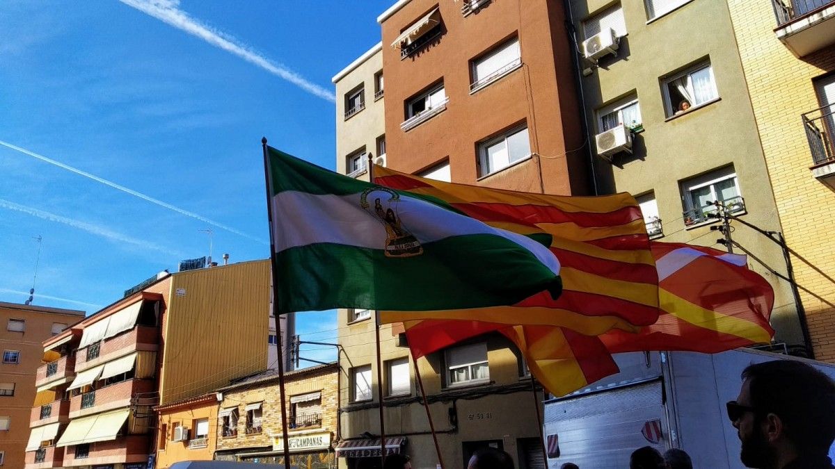La bandera d'Andalusia 
