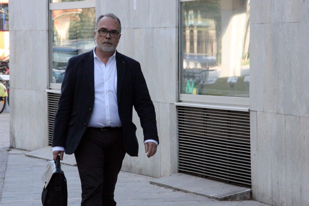 Jaume Torramadé, arribant al judici per abusos sexuals