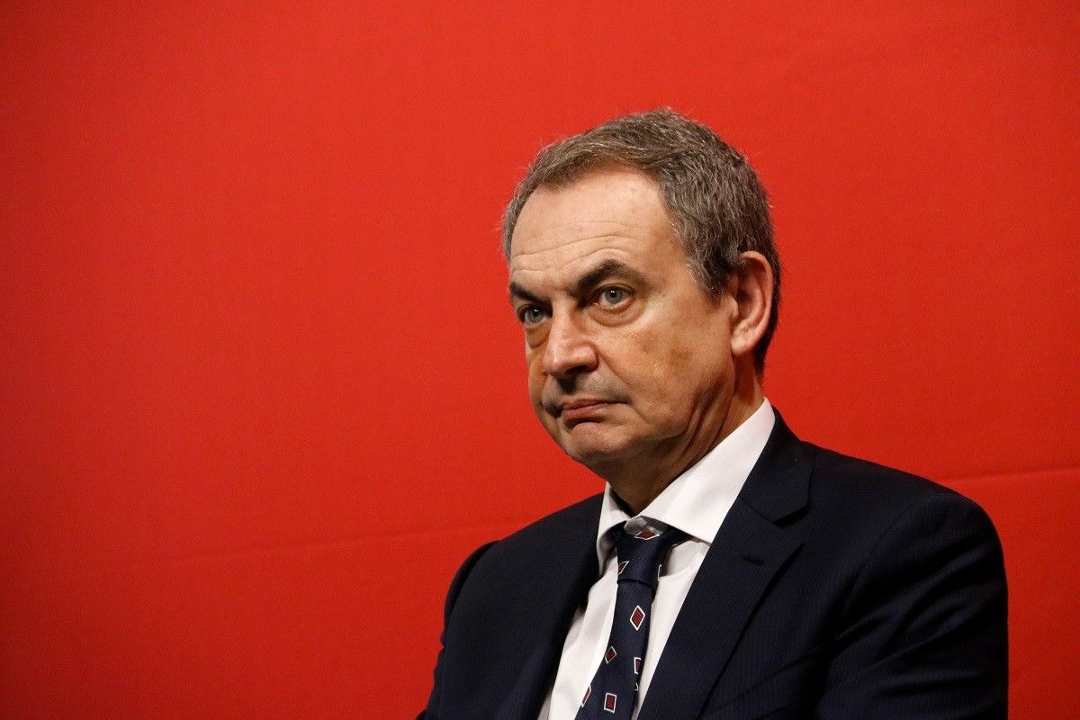 José Luis Rodríguez Zapatero, en un acte a Barcelona.