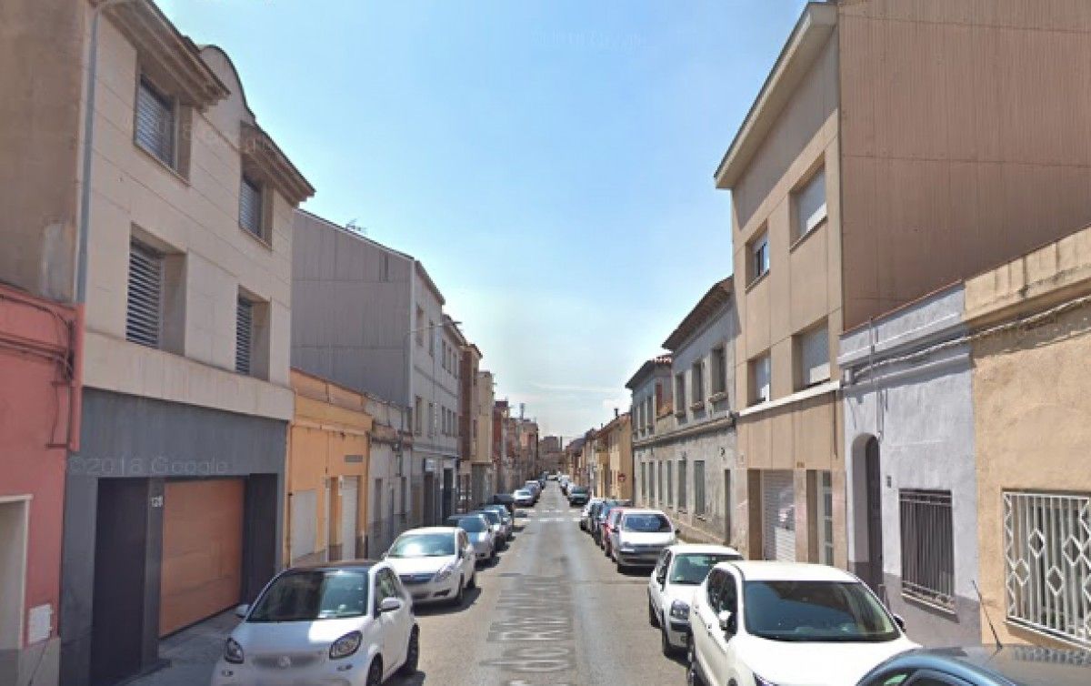 El carrer Ribot i Serra, a Sabadell