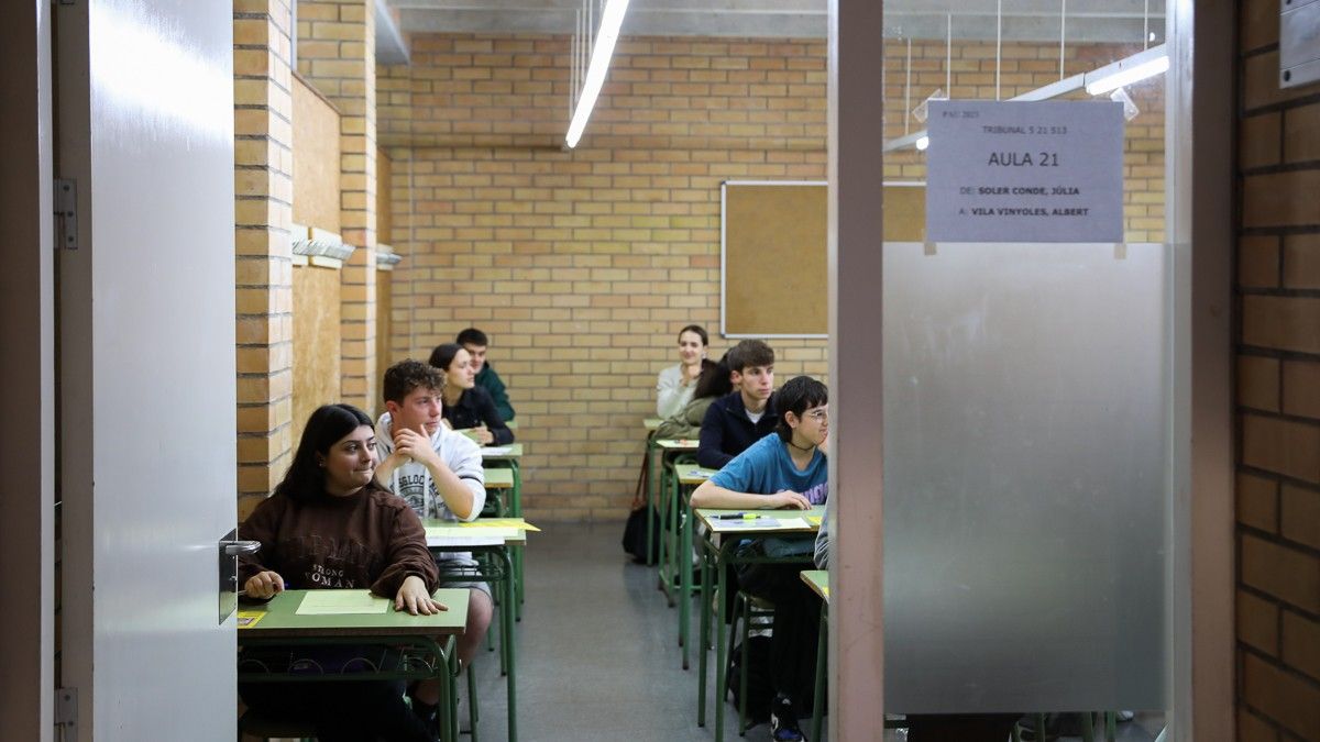 Un institut de la Garrotxa, en una imatge d'arxiu