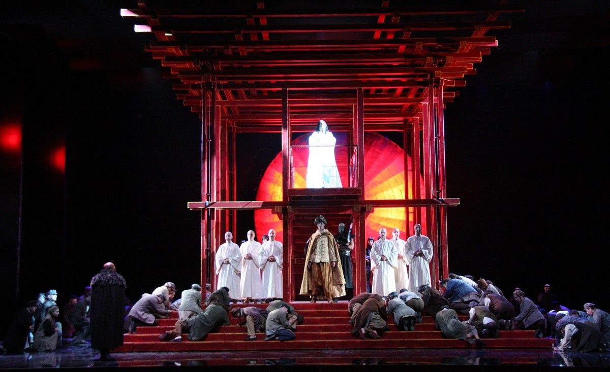Escena del «Turandot» dirigit per Mario Gas
