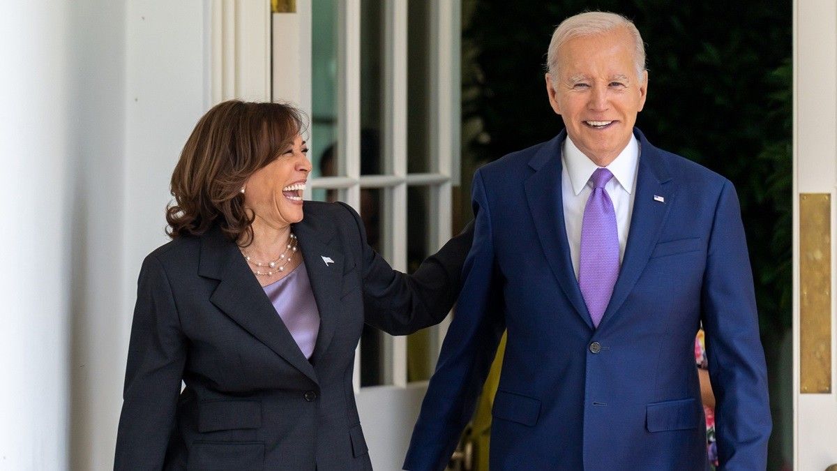 Joe Biden amb la vicepresidenta Kamala Harris a la Casa Blanca.
