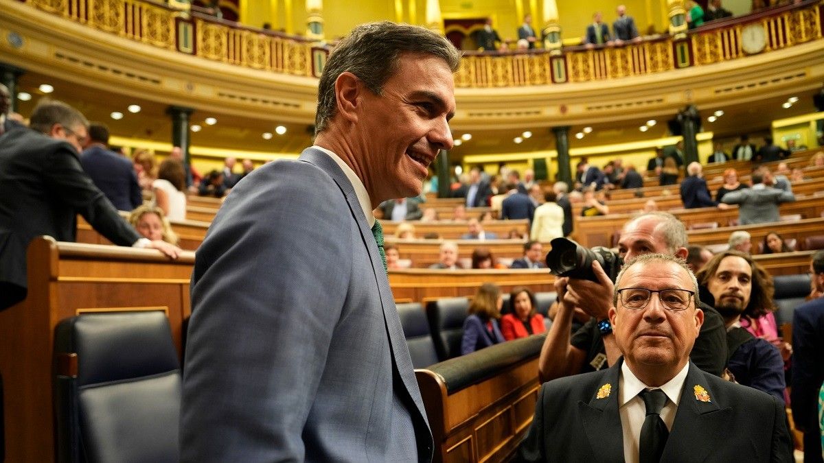 Pedro Sánchez, al Congrés.