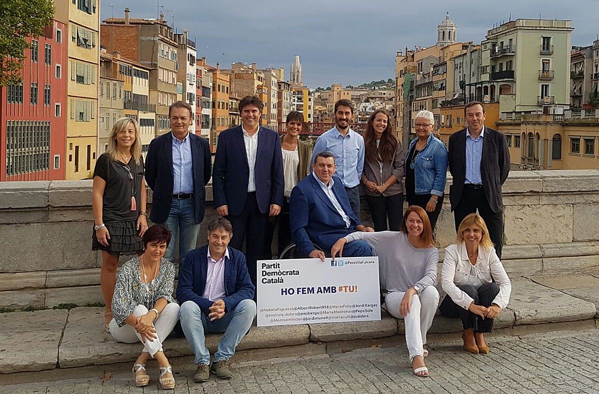 La llista de Pere Vila és l'única a liderar el PDC a Girona