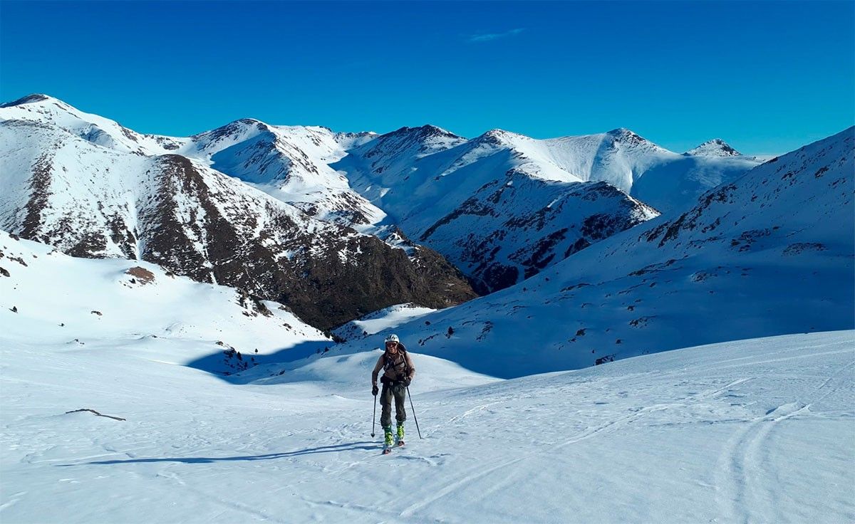 Esquí de fons a la Vall de Núria