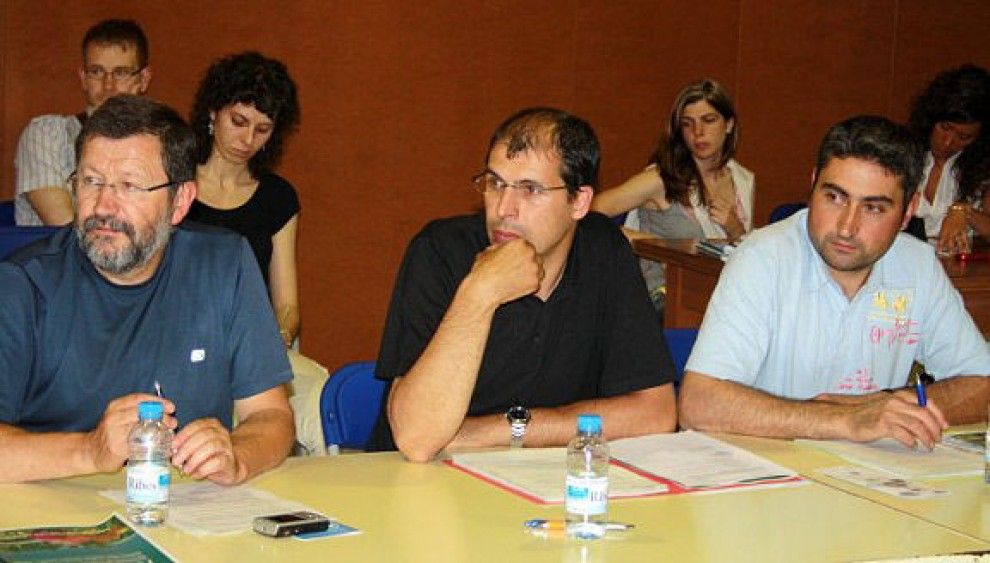 Joan Solà, esquerra, en una imatge d'arxiu