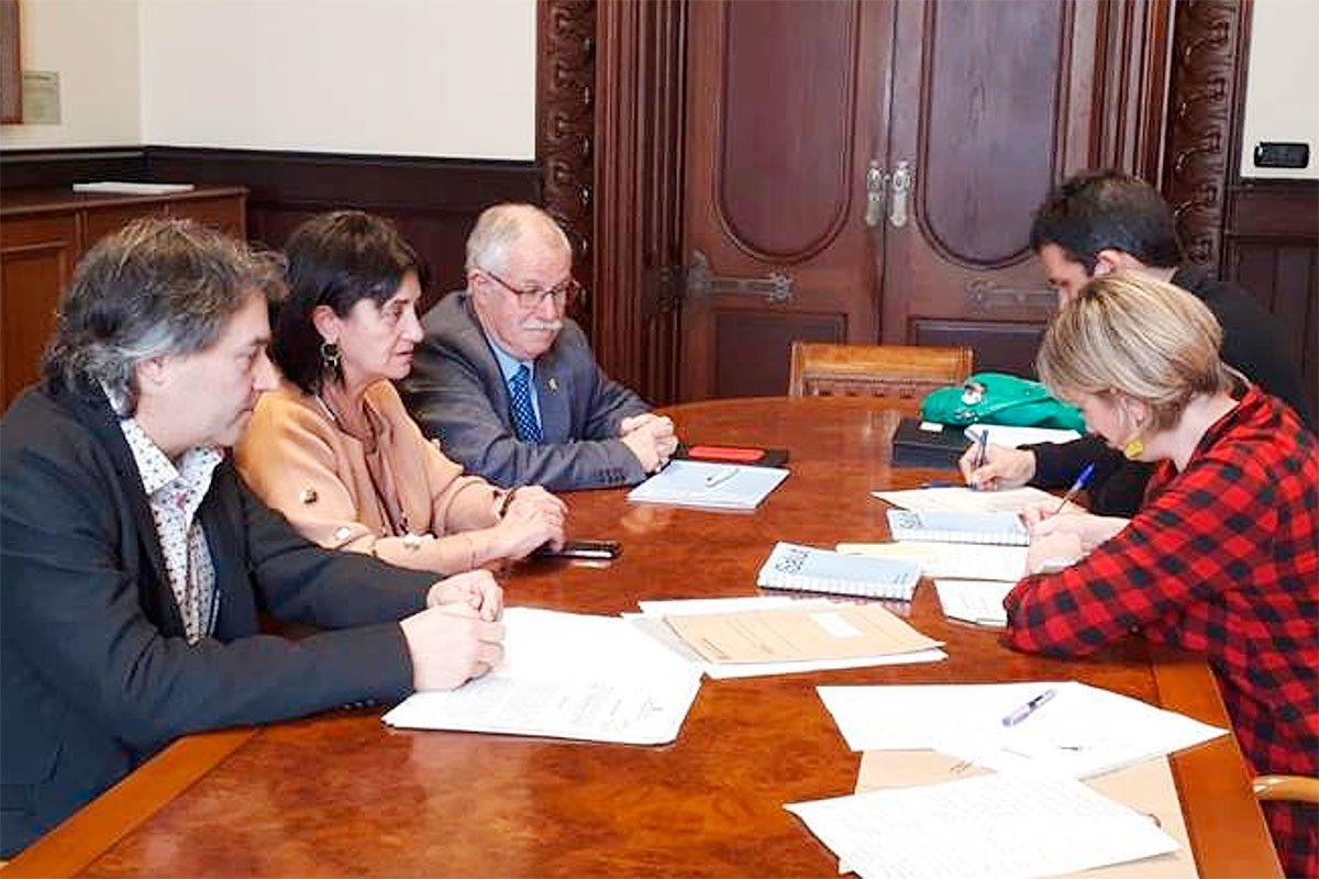 La reunió amb la consellera, Alba Vergés, aquest dijous