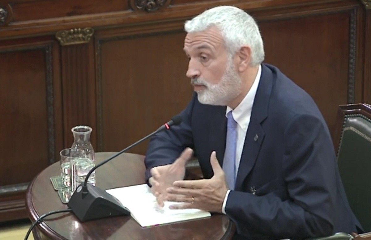 Josep Guillot, del sindicat Sicme, aquest dilluns al Tribunal Suprem.