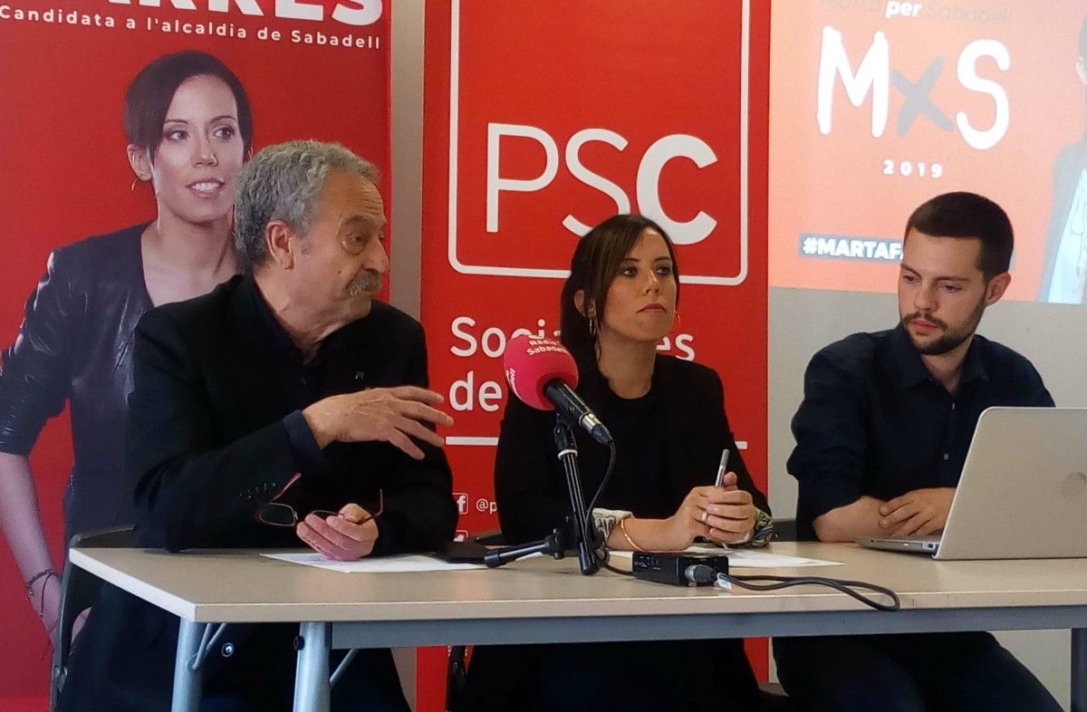 La candidata del PSC, Marta Farrés