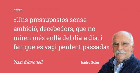 L'opinió d'Isidre Soler