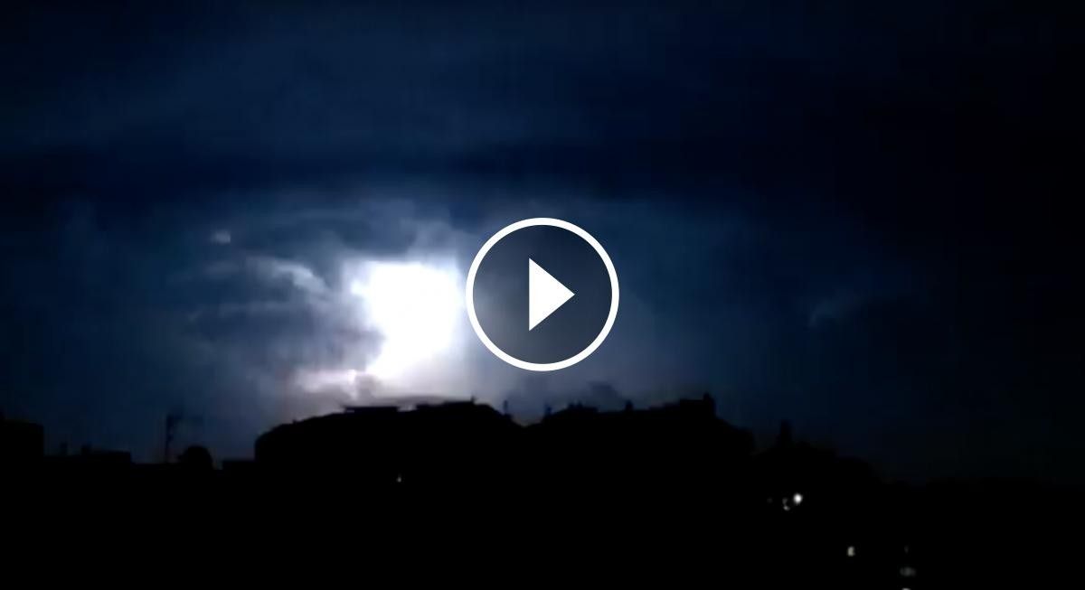 Un llamp caient a prop de Sabadell