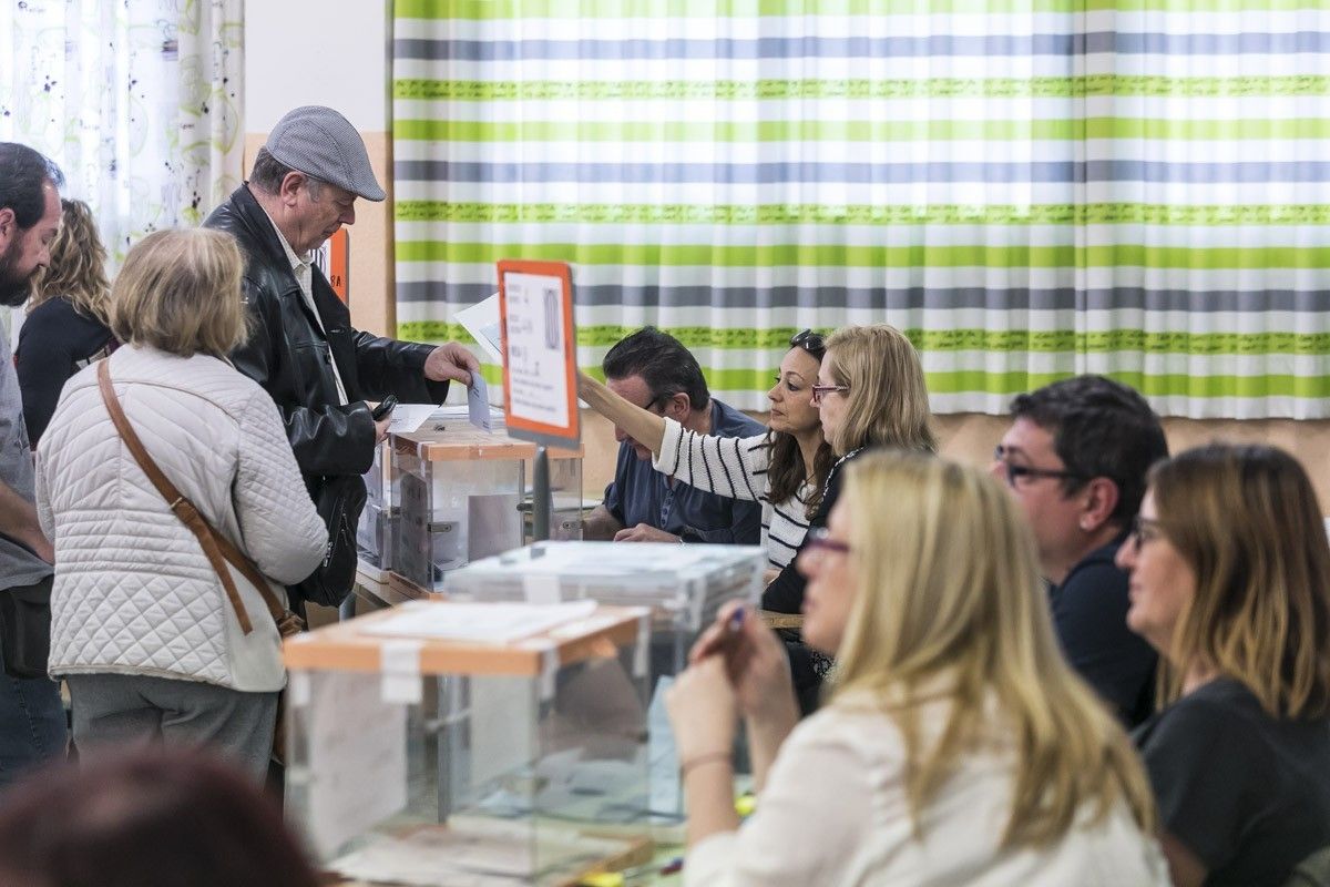 Imatge d'arxiu d'una votació a Sabadell 