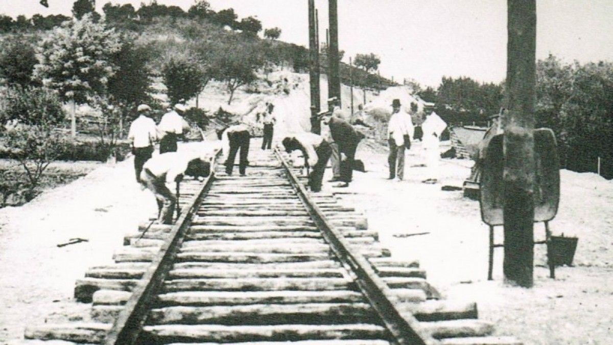 La construcció del ferrocarril al Vallès