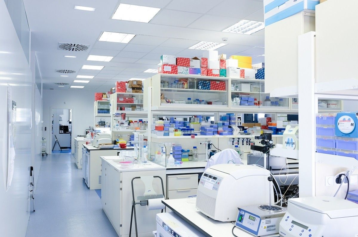 Un laboratori de l'Institut d'Investigació Biomèdica de Girona.