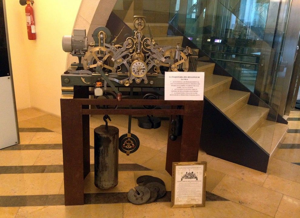 Mecanisme de l'antic rellotge de la Torre de Camprodon