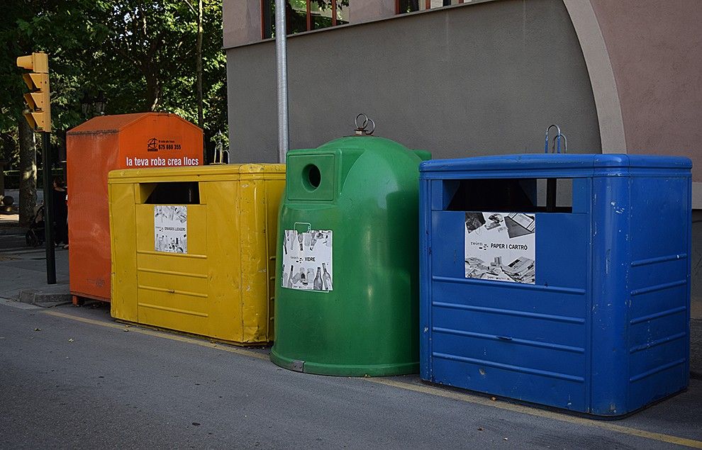 Cada garrotxí va llençar 492,77kg de residus el 2014.