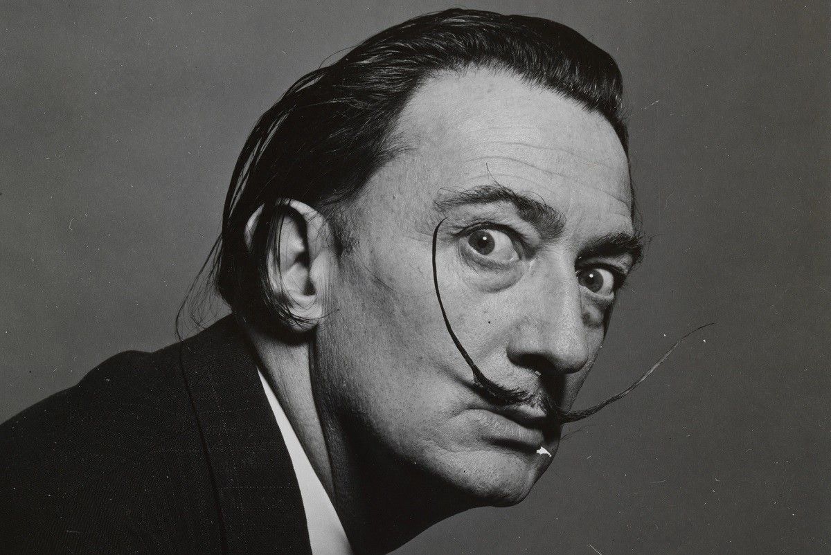 Salvador Dalí fotografiat per Philippe Halsman.
