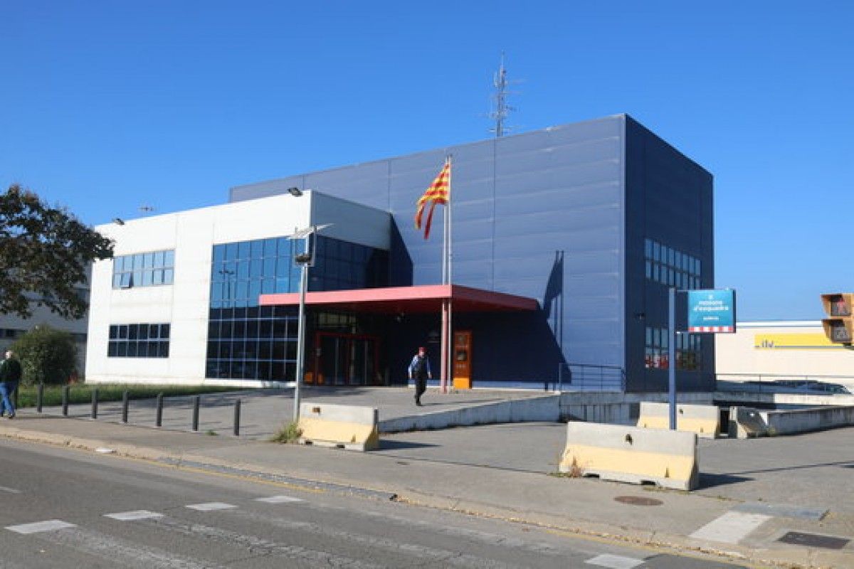 Sala regional de trànsit dels Mossos d'Esquadra a Girona.
