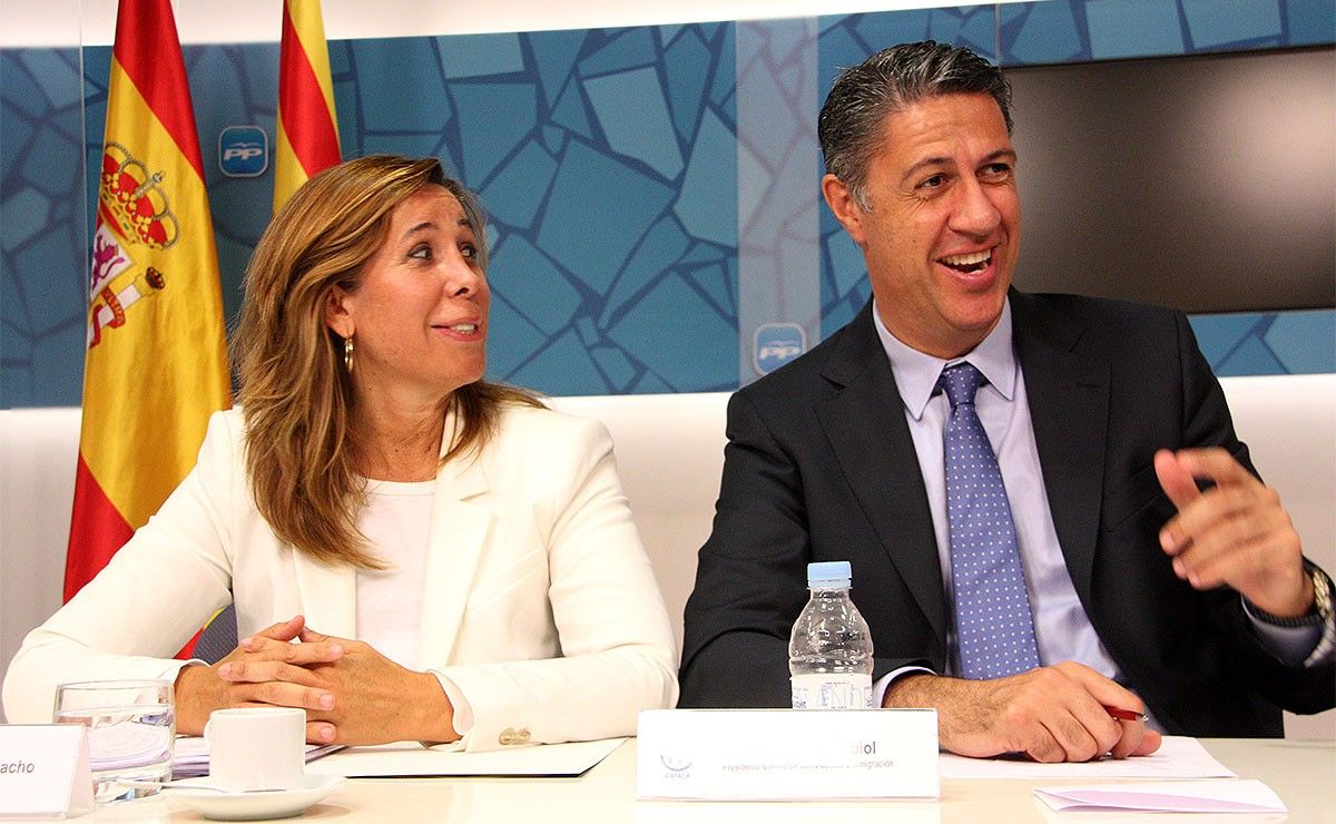 Sánchez Camacho i García Albiol, l'endemà del 27-S