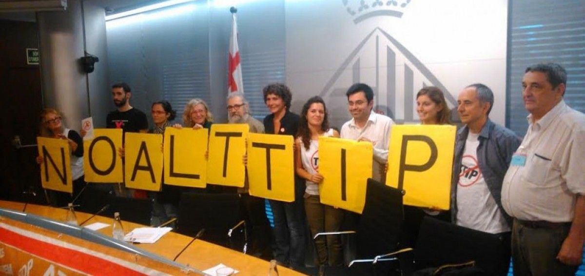 Diverses entitats socials han donat suport a la proposta de rebuig al TTIP