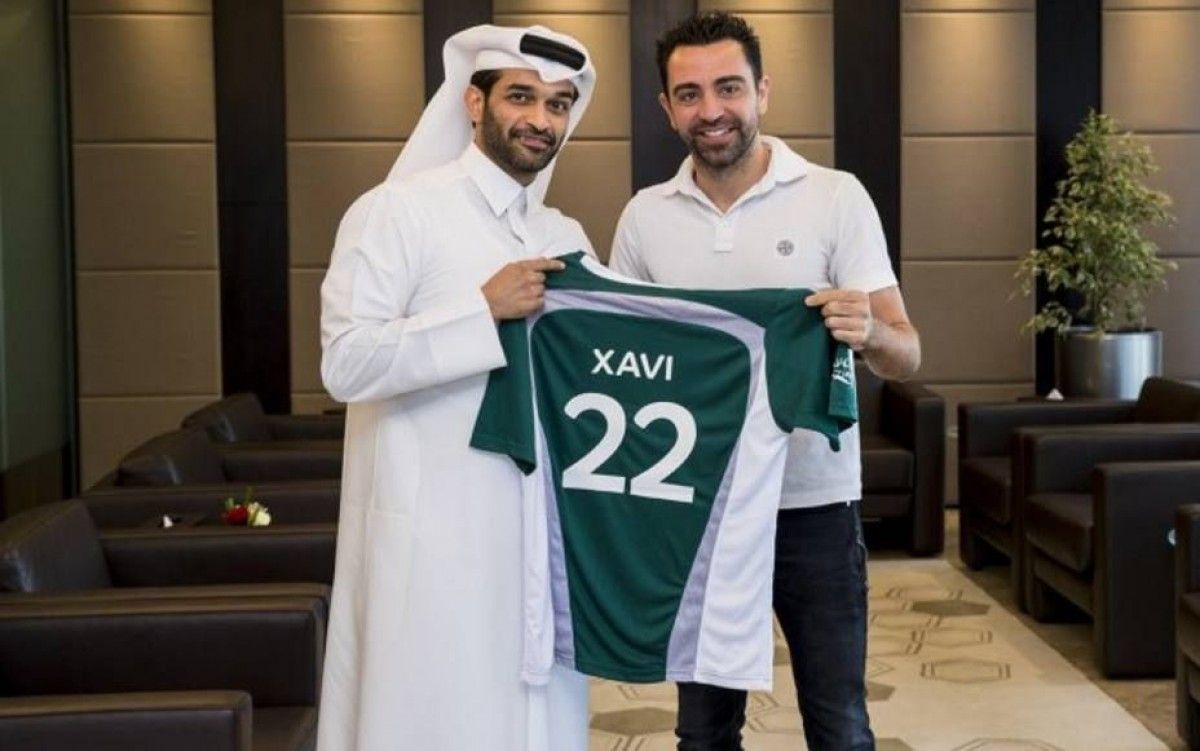 Xavi, quan va fitxar per l'Al Sadd SC