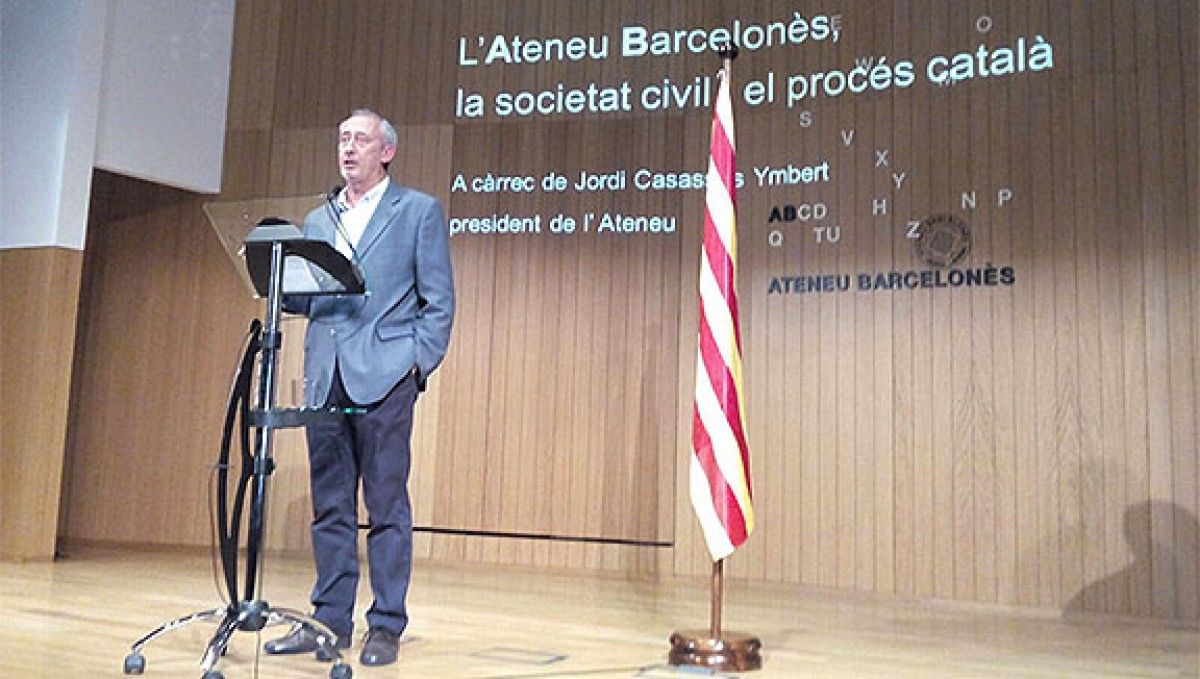 Jordi Casassas, president de l'Ateneu Barcelonès