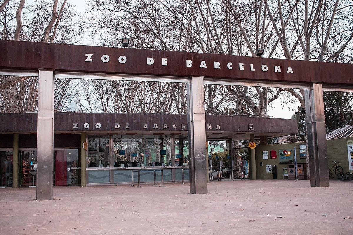 L'entrada del Zoo de Barcelona