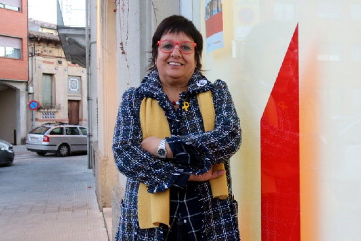 La consellera i cap de llista d'ERC per Girona, Dolors Bassa
