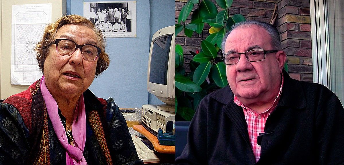 Antonia Jover i Pere Fortuny reclamen lluitar contra l'oblit de la repressió que exercir el franquisme