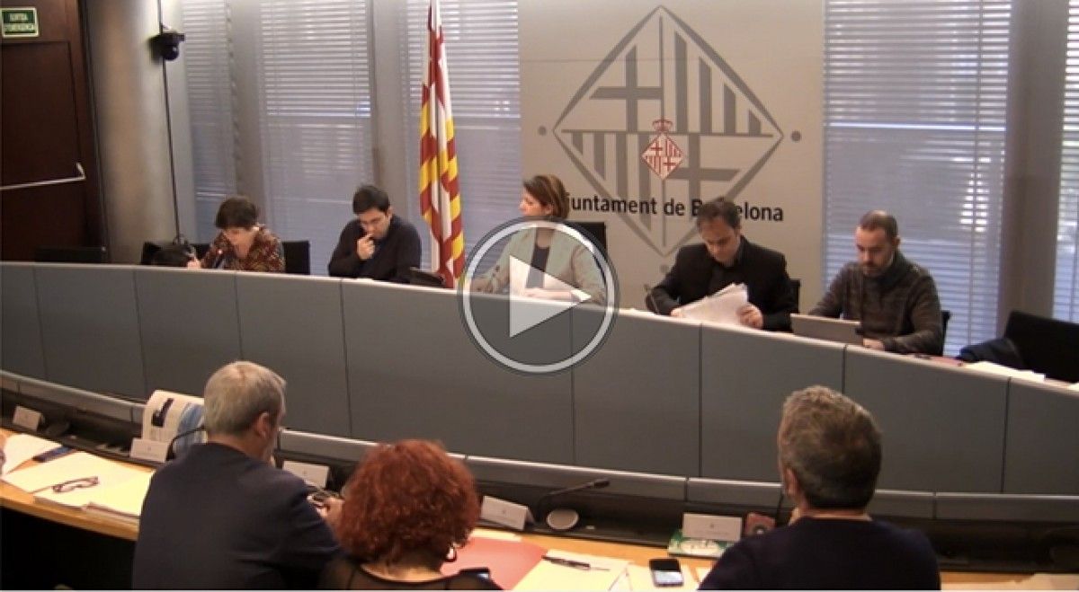 Vídeo de la comissió de Presidència a l'Ajuntament de Barcelona