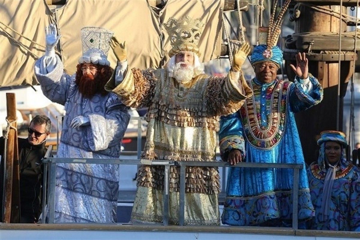 L'arribada dels Reis de l'Orient l'any passat a Barcelona